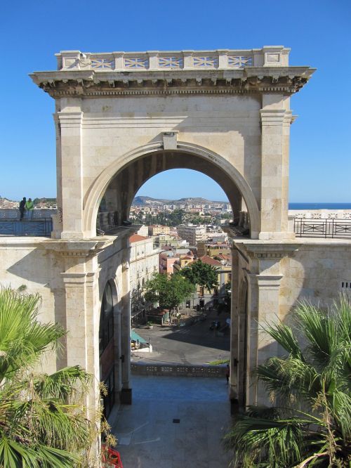 Bastione San Remy, Kaljaris, Sardinija, Senamiestis