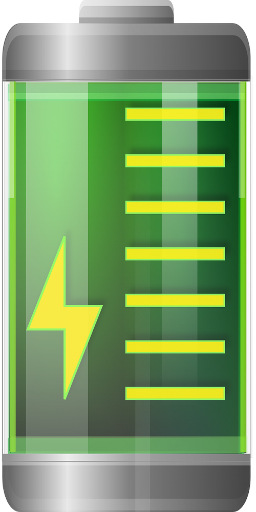 Baterija, Energija, Žalias, Technologija, Įkrovimas, Nemokama Vektorinė Grafika