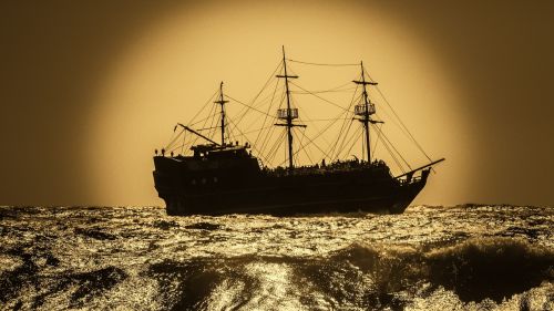 Karo Laivas, Piratų Laivas, Burlaivis, Karo Laivas, Nuotykis
