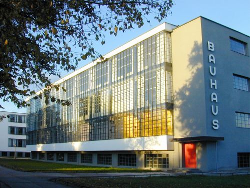 Bauhaus, Bauhaus Pastatas, Dessau, Gropius, Stiklo Priekis, Šiuolaikiška
