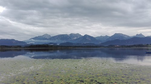 Bavarija,  Ežeras,  Vandens,  Vandens Atspindys