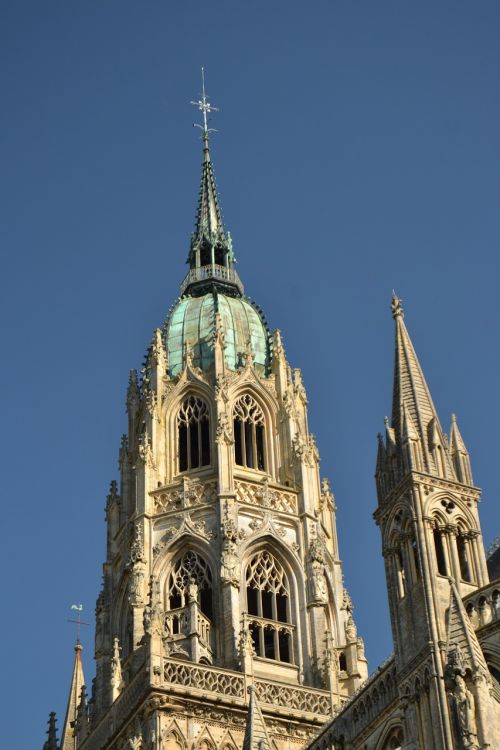 Bayeux, France, Katedra, Notre Dame, Notredam, Bažnyčia, Šventykla, Istorinis Miestas