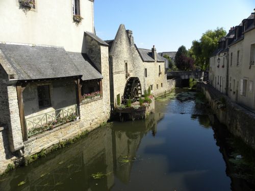 Bayeux,  Malūnas,  Pabrėžia,  Upė,  Senas Namas,  Kaimiškas,  Be Honoraro Mokesčio