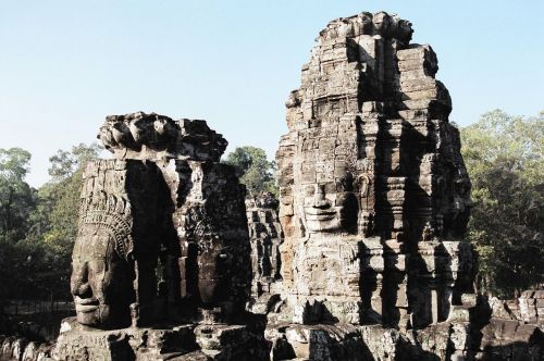 Bayon, Siem Grižti, Šventykla, Kambodža, Budizmas, Istorija, Paminklas, Veidas