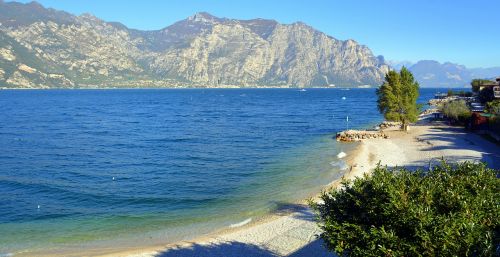 Papludimys, Ežeras, Kalnas, Malcesine, Italy