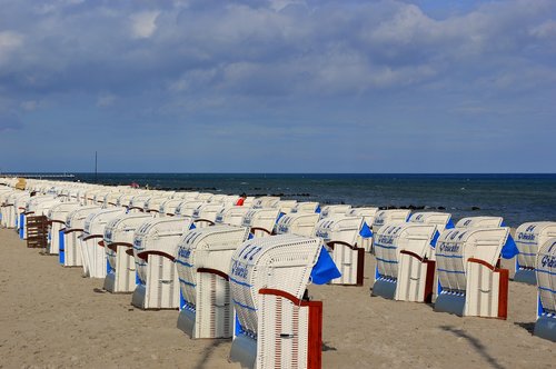 Papludimys,  Klubai,  Smėlio Paplūdimys,  Baltijos Jūra,  Timmendorf