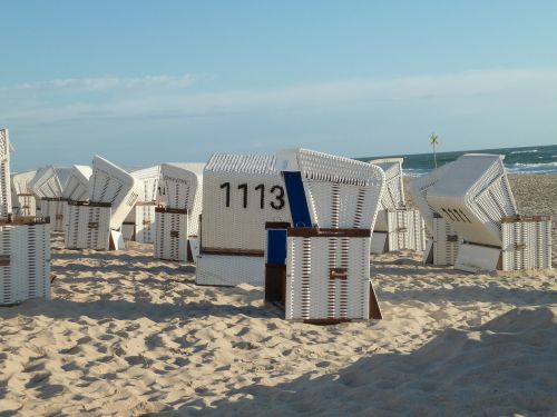 Papludimys, Strandkorb, Smėlis, Sylt