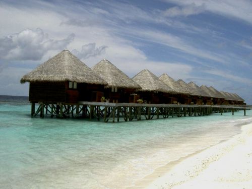 Paplūdimio Bungalo, Romantiškas, Vasara, Maldyvai, Mirihi Sala