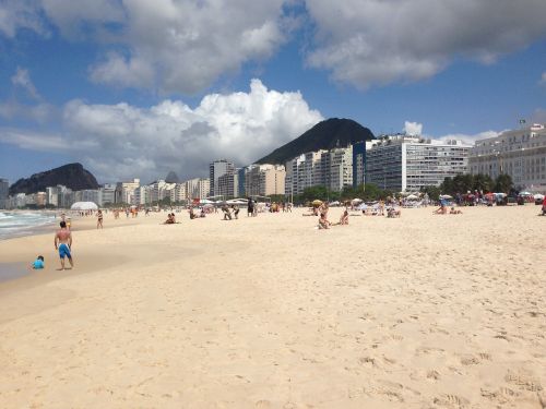 Paplūdimys Copacabana, Upė, Brazilija