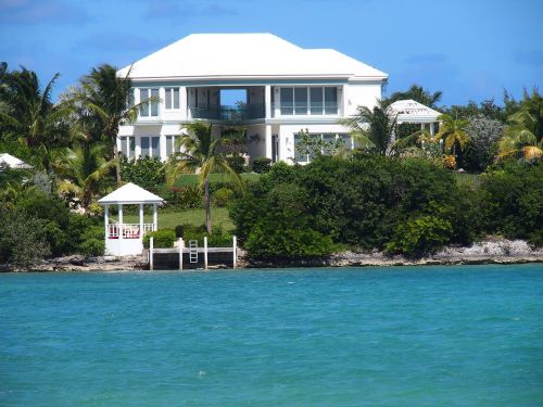 Paplūdimio Namas,  Vandenynas,  Atostogos,  Exuma,  Bahamas