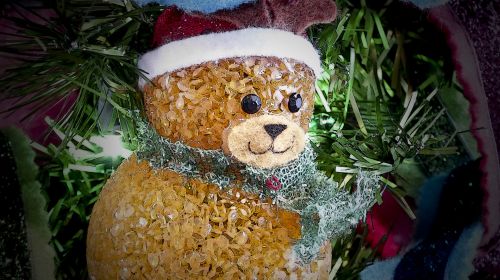 Kalėdos,  Xmas,  Ornamentas,  Teddy & Nbsp,  Bear,  Turėti,  Tekstūra,  Modelis,  Medis,  Spalvinga,  Padengti Ornamentu