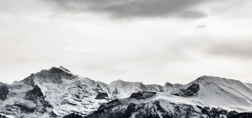 Beatenberg, Kalnas, Berni Oberland, Šveicarija, Rokas, Alpių, Niederhorn, Žiema, Žygiai, Vaizdas, Fonas, Kraštovaizdis, Gamta