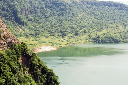 Ežeras,  Taal & Nbsp,  Ežeras,  Vaizdas,  Gamta,  Vanduo,  Medžiai,  Lapai,  Filipinai,  Žolė,  Taalo Ežero Grožis