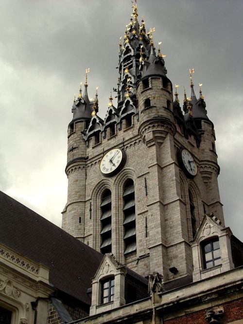 Beffroi, Douai, Bažnyčia, Bokštas, Bokštas, France, Spire, Architektūra