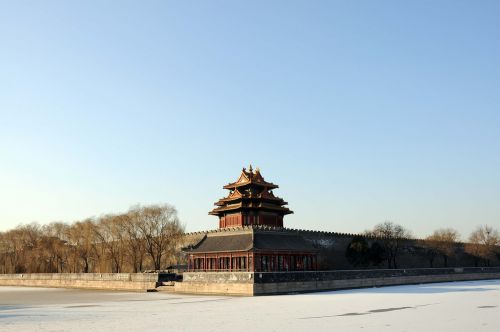 Pekinas, Kinija, Kraštovaizdis, Siluetas, Kinijos Vėjas
