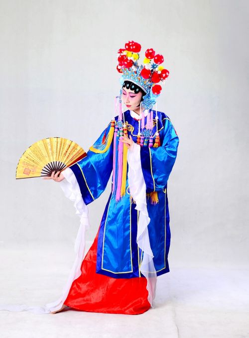 Pekino Opera, Kinija, Kvintesencija, Ventiliatorius, Apranga, Tradicinis, Asian, Moteris, Asija