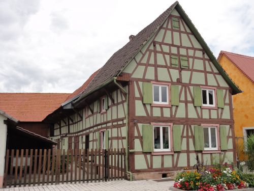 Beinheimas, Alsace, Medienos Rėmai, Namas, Pastatas, Istorinis, Senas, Architektūra