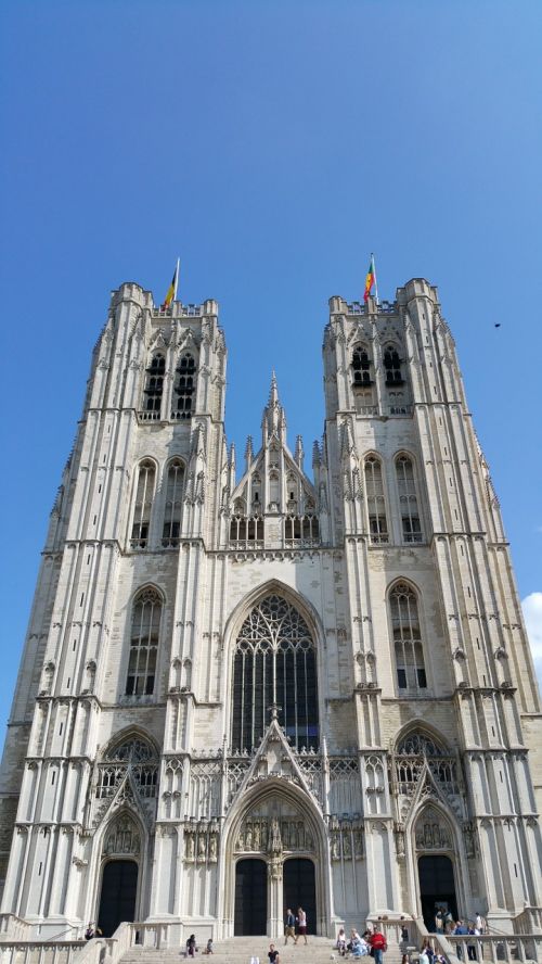 Belgija, Briuselis, Bažnyčia, Katedra, Mičelio Gudulos Katedra, St Gudula, St Michaelis, Religija