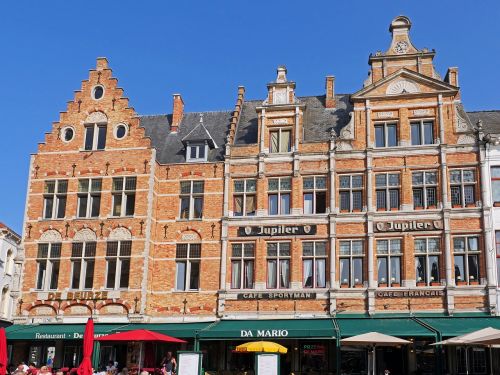 Belgija, Bruges, Senoji Rinka, Nestandartiniai Namai, Liaudies Lygos, Istoriškai, Romantiškas, Lankytinos Vietos, Viduramžių Miestas