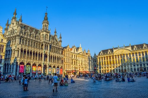 Belgija,  Briuselyje,  Grand Place,  Pastatai,  Architektūra,  Europa,  Miestas,  Belgijos,  Kvadratinių,  Kelionė,  Turizmas,  Orientyras