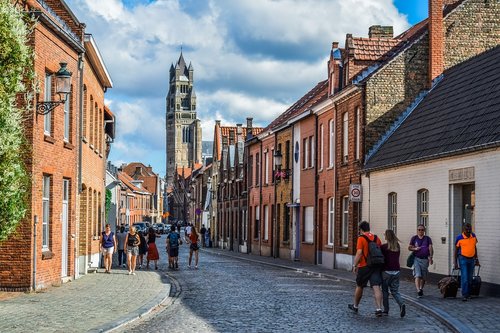 Belgija,  Brugge,  Architektūra,  Gatvė,  Pastatai,  Miestas,  Metai,  Turizmas,  Flandrija,  Vaizdingas,  Romantiškas,  Istorinis