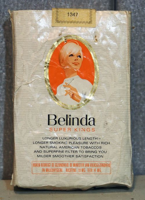 Belinda, Super Karaliai, Cigaretės, Paketas, Senas, Retro, Vintage