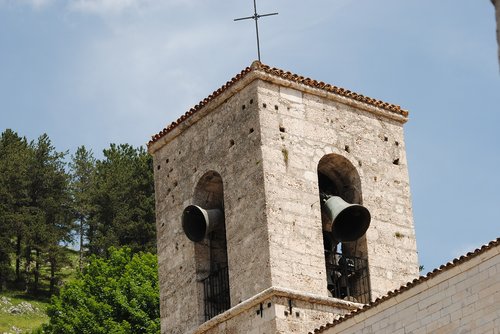 Varpeliai,  Bažnyčia,  Pescasseroli,  Italija,  Religija