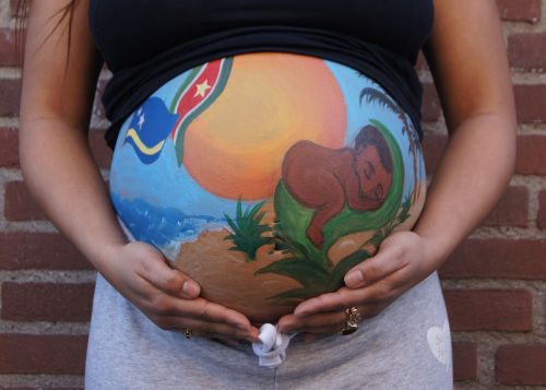 Bellypaint,  Pilvo Dažymas,  Nėščia,  Kūdikis,  Papludimys,  Mama,  Pilvas,  Meilė,  Motina,  Curaçao,  Suriname