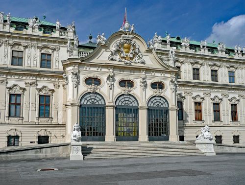 Belvedere Rūmai, Vienna, Austria, Rūmai, Lankytinos Vietos, Pastatas, Architektūra, Kultūra, Istorija, Belvedere, Pilis, Fontanas
