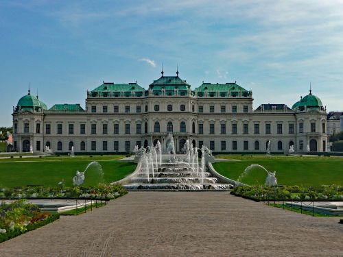 Belvedere Rūmai, Vienna, Austria, Rūmai, Lankytinos Vietos, Pastatas, Architektūra, Kultūra, Istorija, Belvedere, Pilis, Fontanas