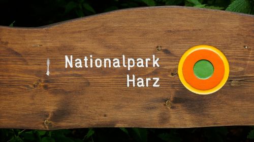 Stendas, Harz, Nacionalinis Parkas, Harz Kalnai, Poilsis, Mediena, Poilsis, Logotipas