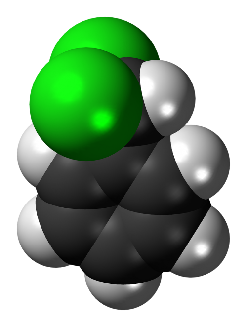 Benzalio Chloridas, Modelis, Molekulė, Junginys, Struktūra, Chemija, Atomai, Tyrimai