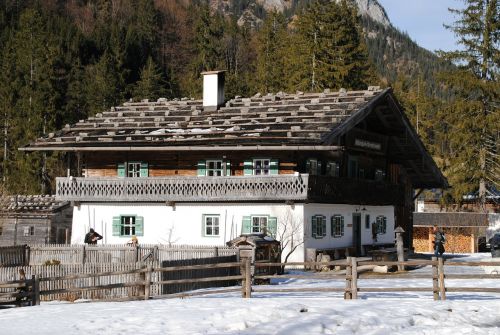 Berchtesgaden, Ramsau, Kardu, Nacionalinis Parkas, Žiema, Viršutinė Bavarija