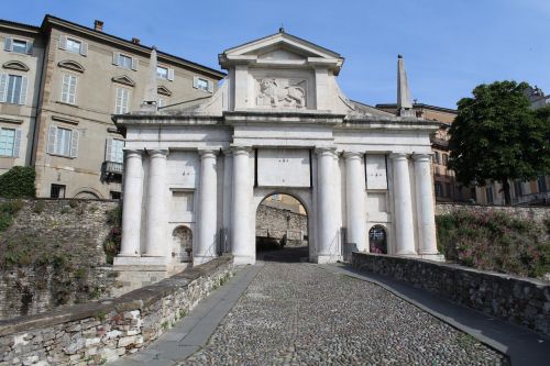 Bergamo, S Durys, James, Miesto Įėjimas, Didelis Miestas, Lombardija, Italy