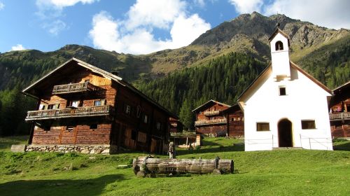 Bergdorf, Kalnai, Alm, Alpių Nameliai, Gamta, Kraštovaizdis, Villgratental-Osttirol