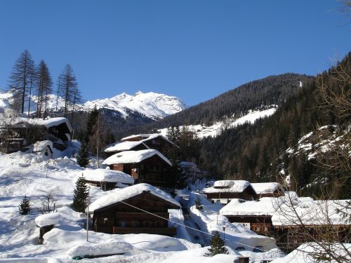 Bergdorf, Kalnų Nameliai, South Tyrol, Kaimas, Alpių, Val Dultimo, Italy