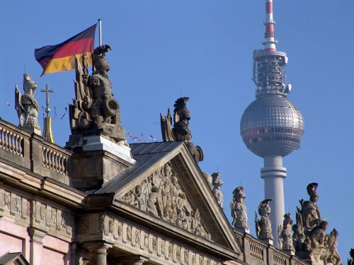 Berlynas, Vokietija, Architektūra, Fasadas, Tv Bokštas
