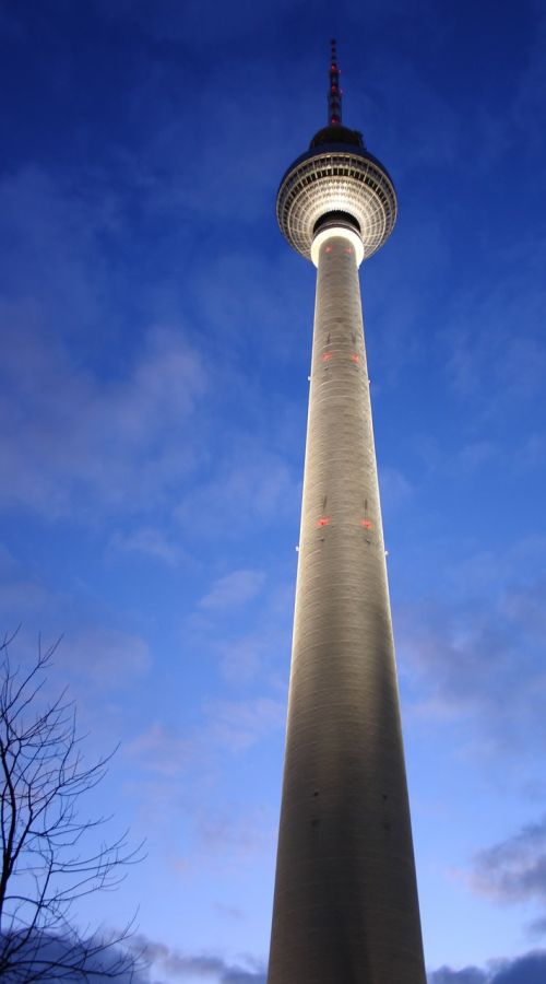 Berlynas, Tv Bokštas, Dangus, Vokietija, Architektūra