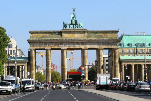 Berlynas, Brandenburgo Vartai, Orientyras, Architektūra, Lankytinos Vietos, Turistų Atrakcijos