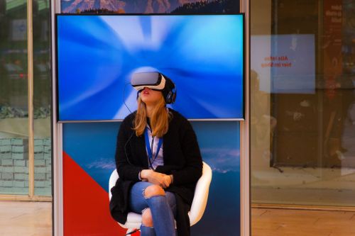 Berlynas, Oculus Rift, 3D, Virtuali Realybė, Virtualus, Fikcija, Ekranas, Mergaitė, Skaitmeninis, Prašyti Įvaizdžio, Iliuzija