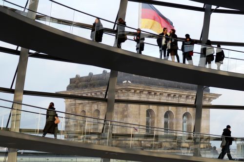 Berlynas, Reichstagas, Žmonės, Vokietijos Vėliava