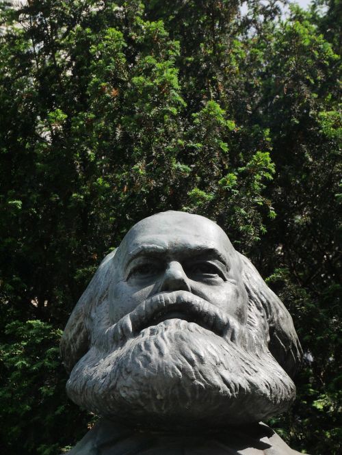 Berlynas, Karl Marx, Biustas, Komunizmas, Karl Marx Alėja, Skulptūra, Meno Ddr, Ddr, Nori Lammert, Marksizmas