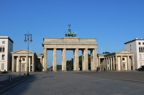 Berlynas, Brandenburgo Vartai, Vokietija, Quadriga, Kapitalas, Istoriškai, Žibintas, Gatvės Lempa, Senas