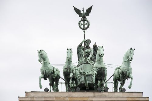 Berlynas, Vokietija, Brandenburger, Keturi Arkliai