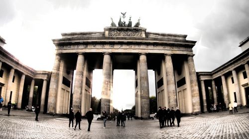 Berlynas, Brandenburgo Vartai, Vokietija, Orientyras, Quadriga, Pastatas, Kapitalas, Istorija, Istoriškai