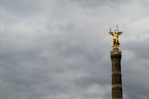 Berlynas, Paminklas, Debesys, Vokietija, Simbolis, Turizmas, Bokštas, Miestas