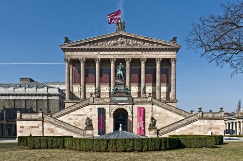 Berlynas, Muziejus, Pastatas, Senoji Nacionalinė Galerija, Menas