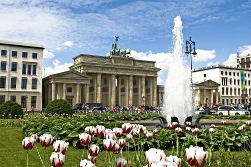 Berlynas, Brandenburgo Vartai, Vasara, Kapitalas, Vokietija, Lankytinos Vietos, Turistų Atrakcijos