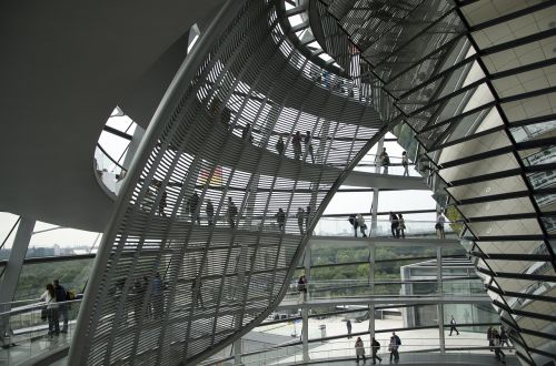 Berlynas, Reichstagas, Pastatas, Veidrodėliai, Architektūra, Šiuolaikinis Menas