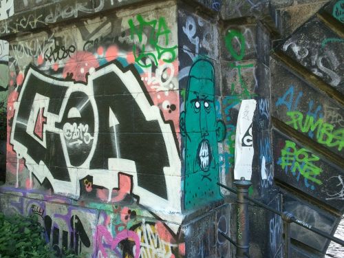 Berlynas, Grafiti, Vokietija, Kelias, Gatvės Menas, Choas, Siena